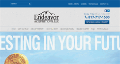 Desktop Screenshot of endeavoracquisitions.com